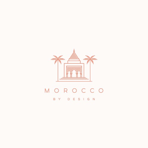 Logo design concept for luxury travel company