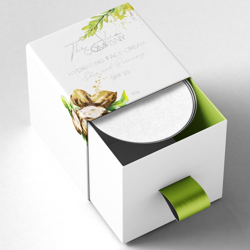 Luxury packaging for a face cream