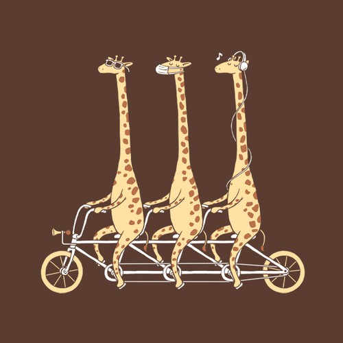 Three Wise Giraffes