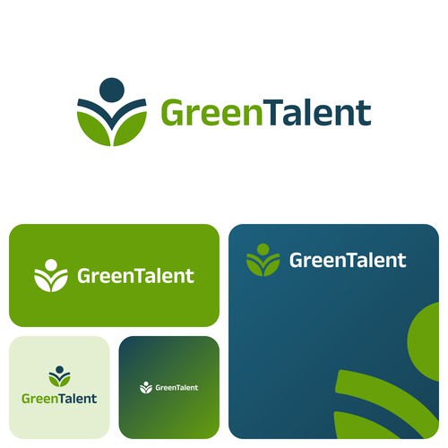 Logo design for recruitment company in the renewable energy sector.