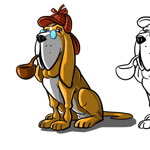 Bloodhound mascot