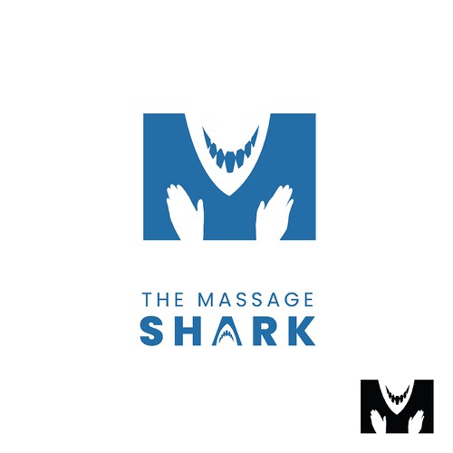 The Massage Shark - Fun and Simple Shark Design for Massage Therapy