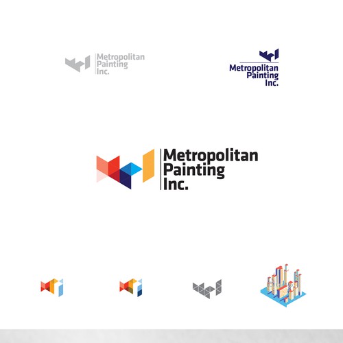 Logo for Metropolitan Painting Inc