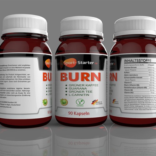 burn label