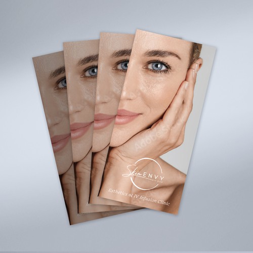 Brochure design for aesthetics clinic