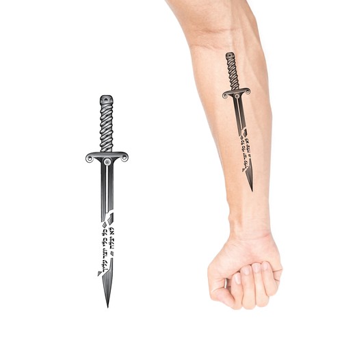 Broken Blade Tattoo