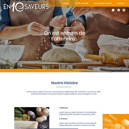 Web Design - Restaurant and Bakery