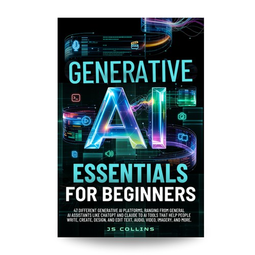 Ebook cover concept for creative-generative AI 