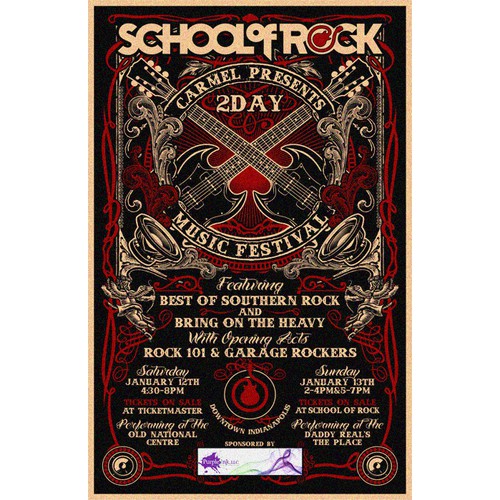 Help School of Rock with a new postcard or flyer