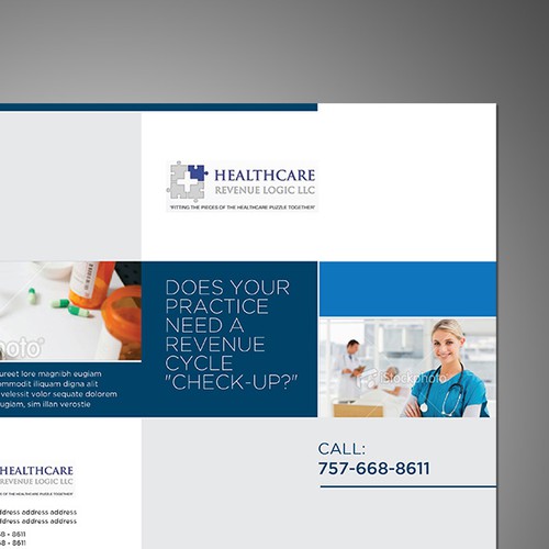 brochure design for Healthcare Revenue Logic, LLC
