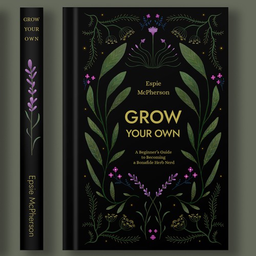 Book Jacket Design for Herbalist / Author 