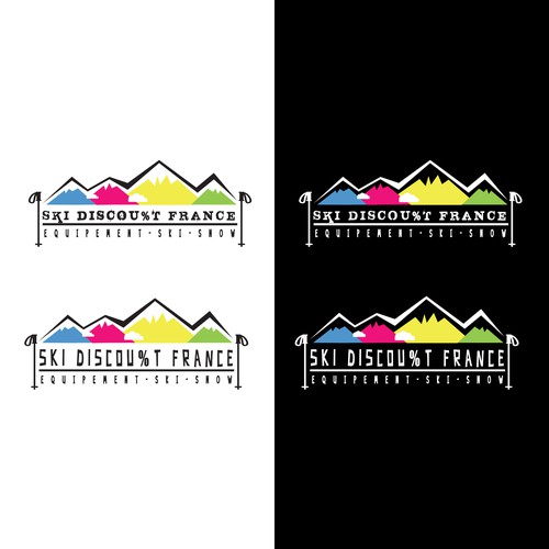 Prototype logo magazin d'équipement de ski