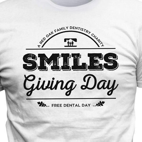 T shirt Design for Charity and Dentistry