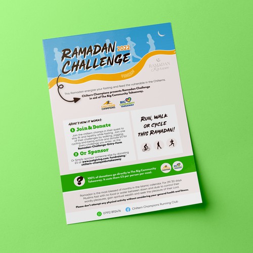 Poster/Flyer Design for Ramadan Challenge