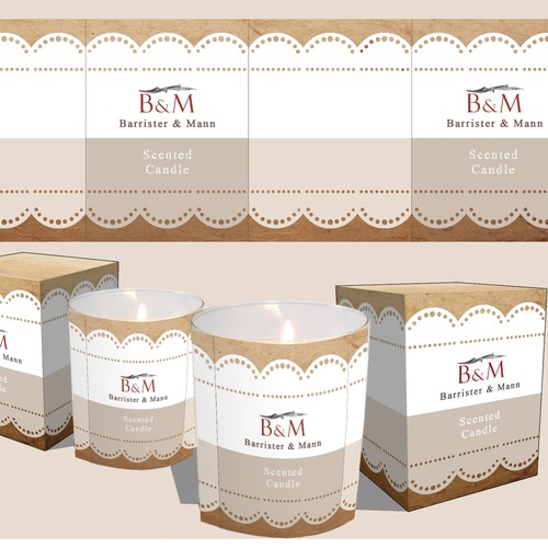 Create An Elegant Packaging Design for a New Line of Scented Candles