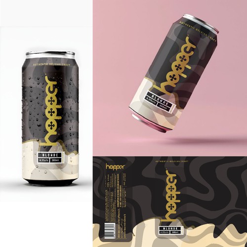 Beer Can Label Design