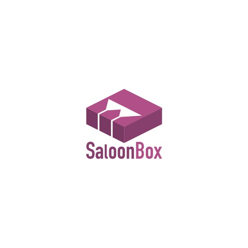 Company logo for cocktail kit in box subscription service called SaloonBox