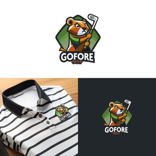 Logo for a golf clothing company