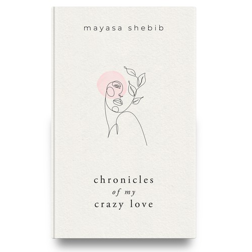 Minimalist cover for poetry book