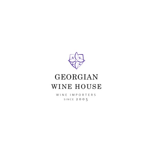 Classic logo for a Natural wine importer