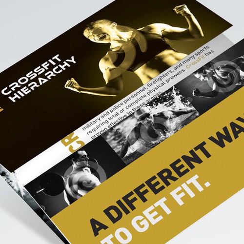 Crossfit Fitness Club Sales Piece (Postcard/Brochure)