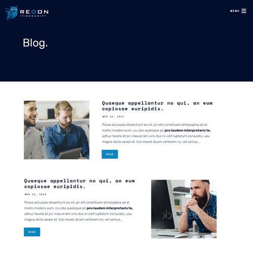 Design for REQON IT-Security