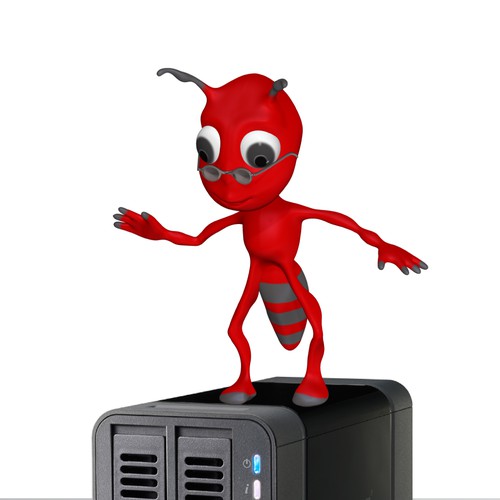 An 'ant' mascot for hip tech startup