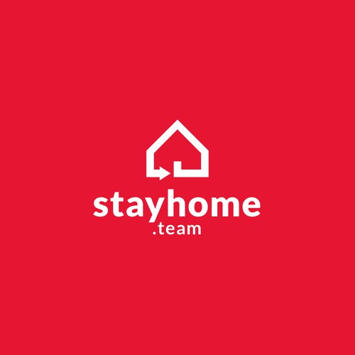Logo concept for stay home.team