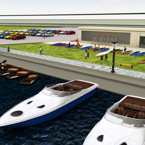 illustration for Riverside Park and Waterview Club