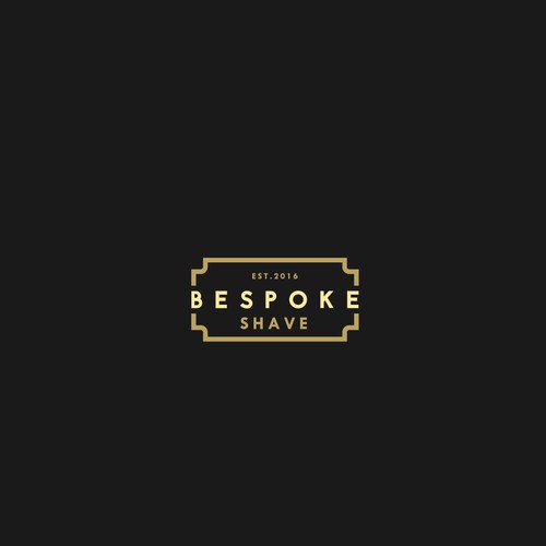 Logo concept for a shaving company