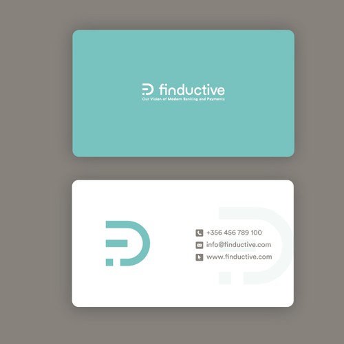 Business Card design for Finductive 