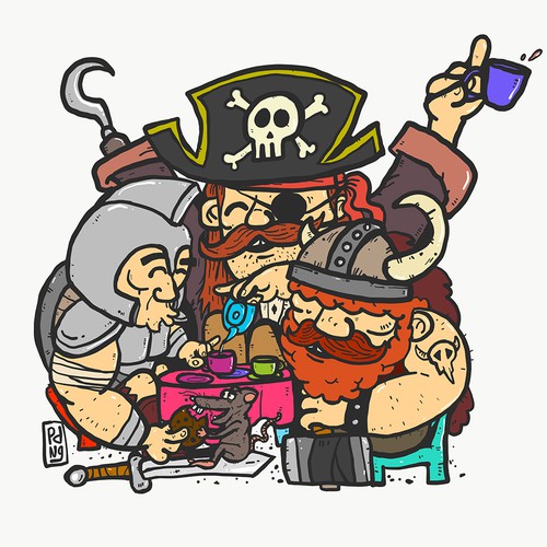 Pirate and friends