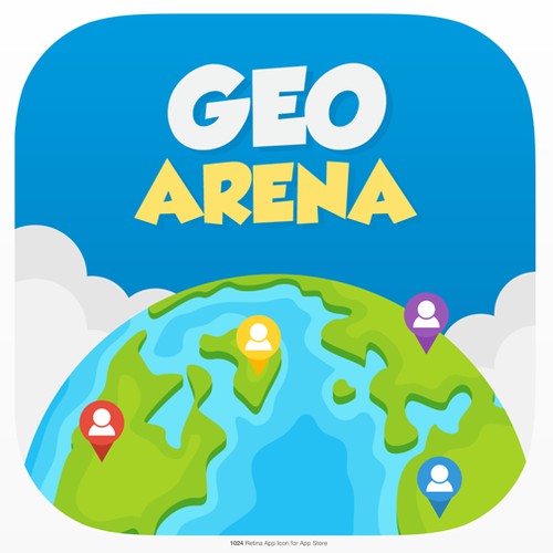 App Icon for spin-off of popular Geography Game