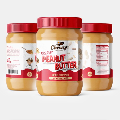 Peanut Butter Label Design