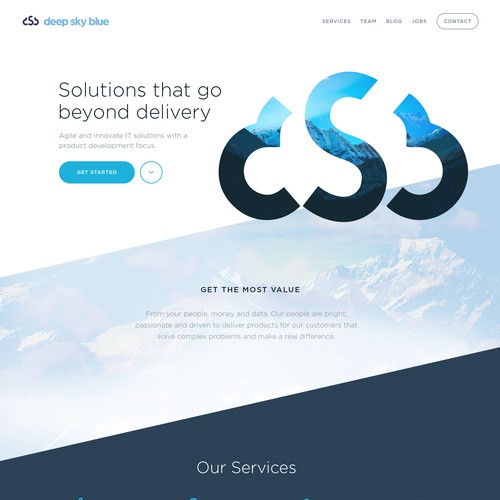 Fresh mountain oriented design