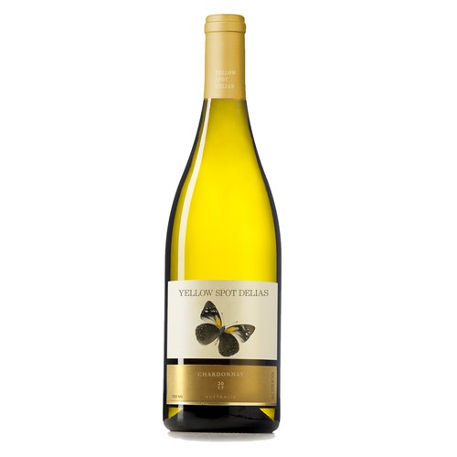 Wine label for yellow spot dellas