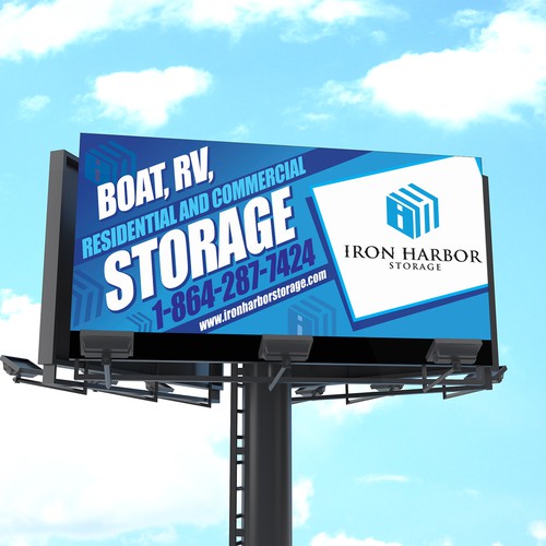 Road Side Billboard/sign for self storage