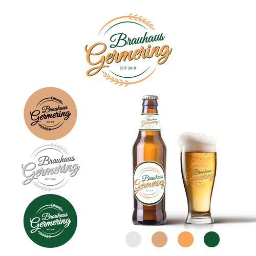 Logo concept for beer