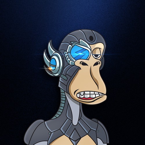 Ape Cyborg Character