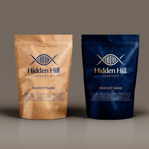 Logodesign Hidden Hill Genetics