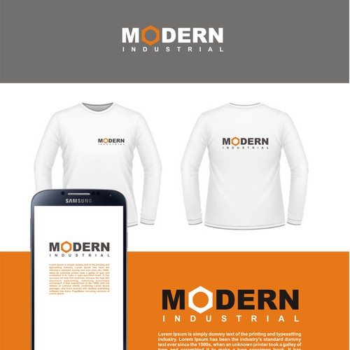 Logo for Modern Industrial, new e-commerce site