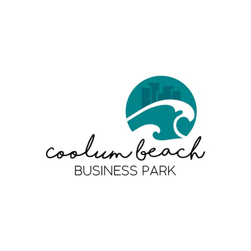 Business development logo by the sea