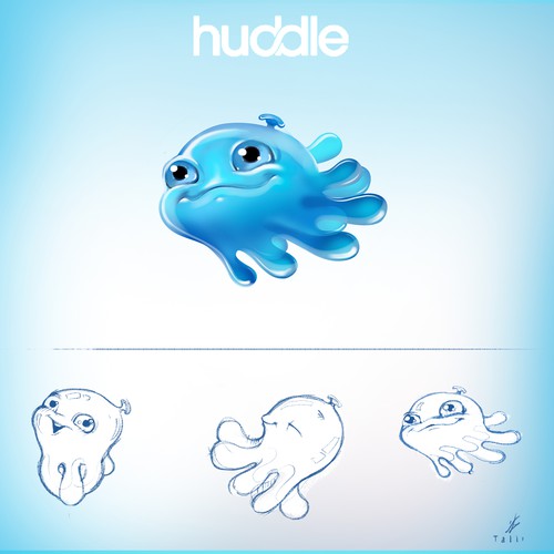 Huddle logo mascot