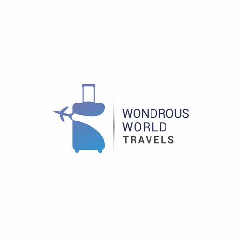 Luxury travel logo design