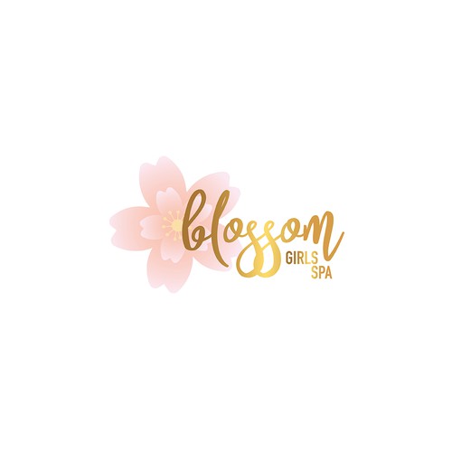 Logo for a girls' spa