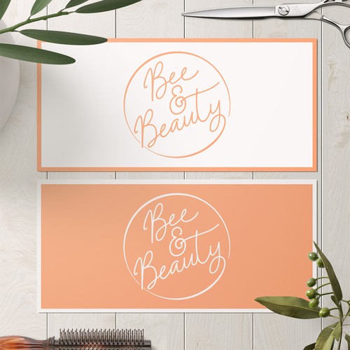 Bee & Beauty Logo Design