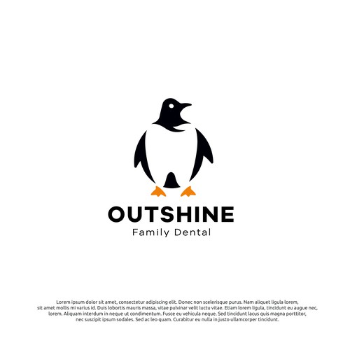 logo conept for outshine dental