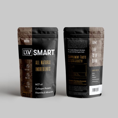 Pouch packaging design for LIV SMART