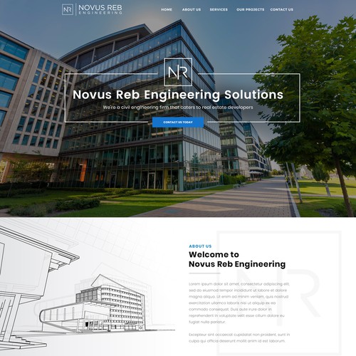 Web Design for Construction Company