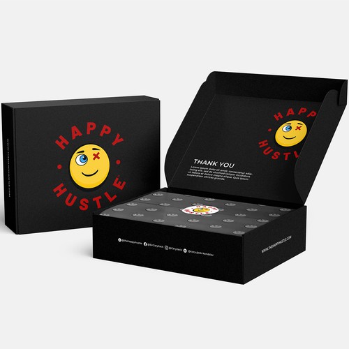 Box Design for Happy Hustle